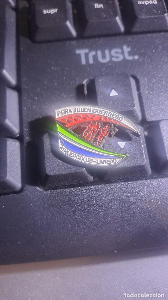Pins de colecci&oacute;n: PIN PE&Ntilde;A JULEN GUERRERO DE LAREDO ATHLETIC CLUB DE BILBAO