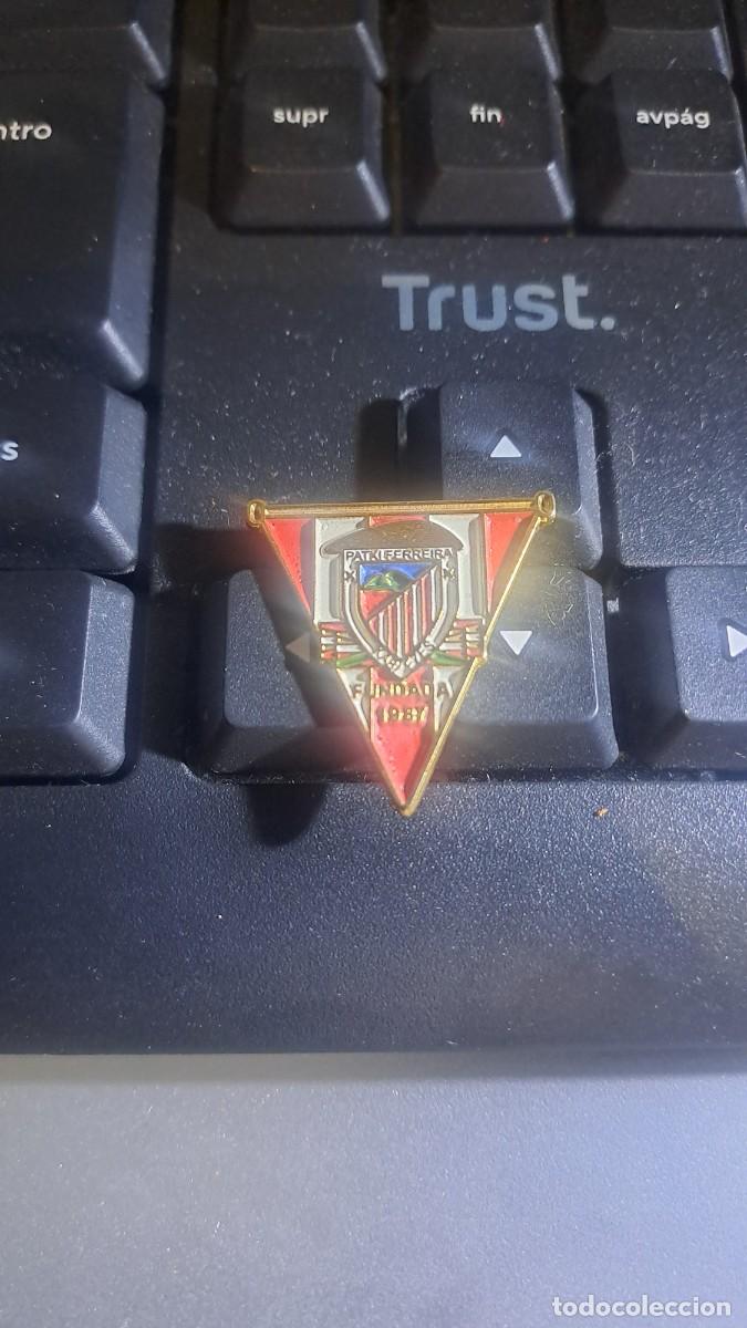Pins de colecci&oacute;n: PIN PE&Ntilde;A PATXI FERREIRA DE KABIEZES ATHLETIC CLUB DE BILBAO FUNDADO EN 1987