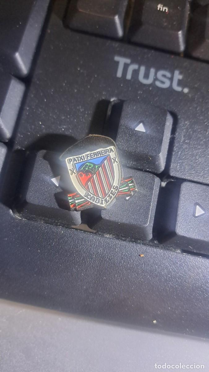 Pins de colecci&oacute;n: PIN PE&Ntilde;A PATXI FERREIRA DE KABIEZES ATHLETIC CLUB DE BILBAO FUNDADO EN 1987