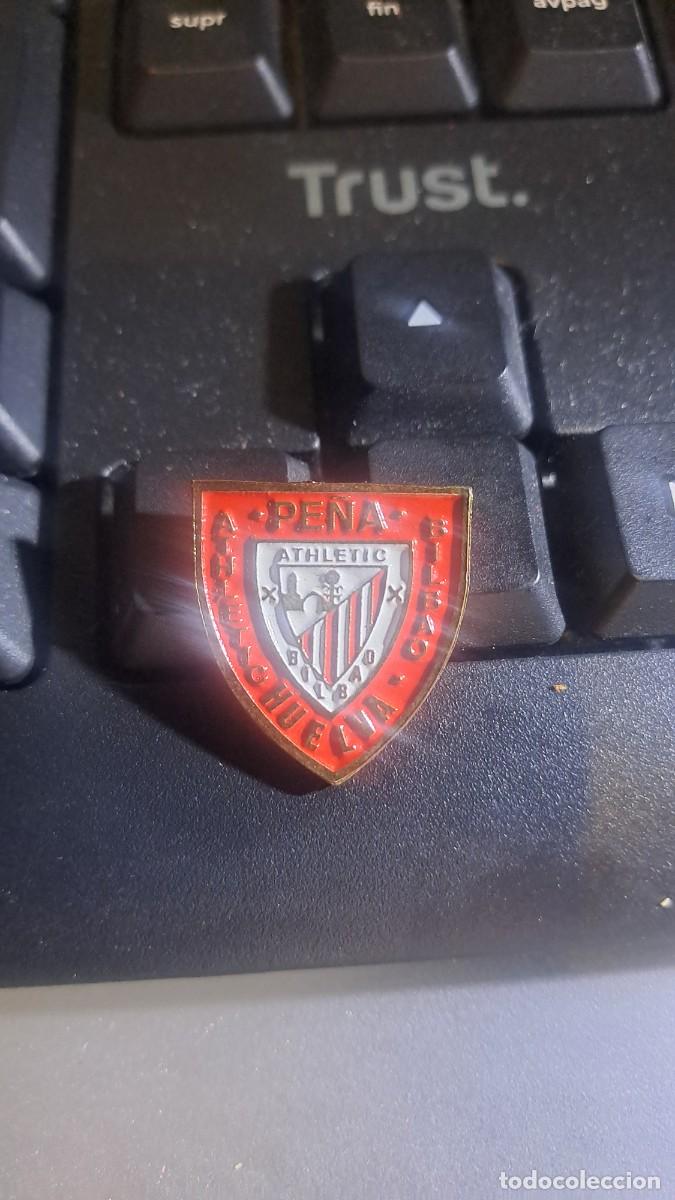 Pins de colecci&oacute;n: PIN PE&Ntilde;A ATHLETIC CLUB DE BILBAO HUELVA ATHLETIC CLUB DE BILBAO DESAPARECIDA