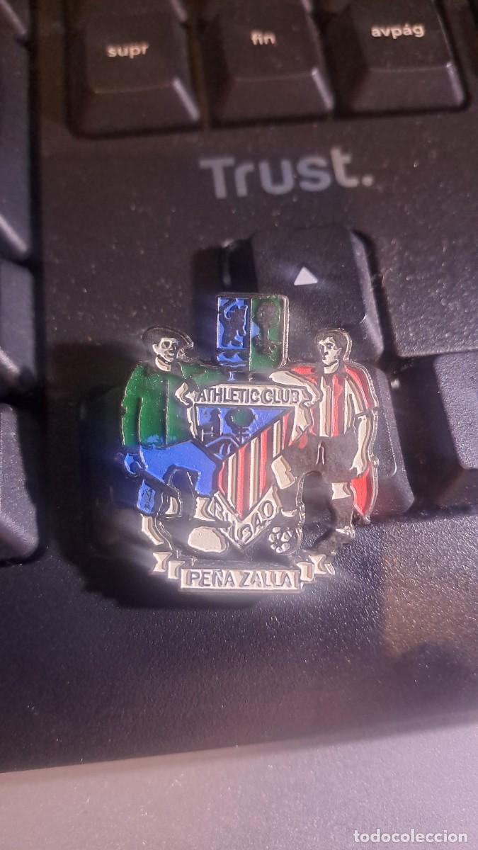Pins de colecci&oacute;n: PIN PE&Ntilde;A ZALLA ATHLETIC CLUB DE BILBAO FUNDADO EN 1994