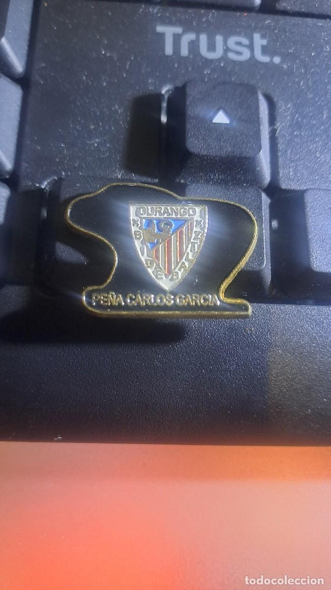 Pins de colecci&oacute;n: PIN PE&Ntilde;A CARLOS GARCIA BIDE BALTZ DURANGO ATHLETIC CLUB DE BILBAO