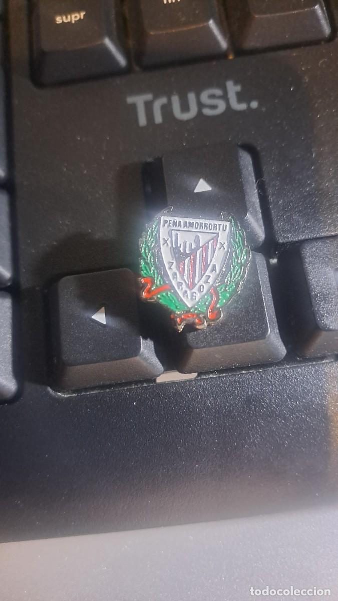 Pins de colecci&oacute;n: PIN PE&Ntilde;A ATHLETIC CLUB AMORRORTU DE ZARAGOZA ATHLETIC CLUB DE BILBAO FUNDADO EN 1996