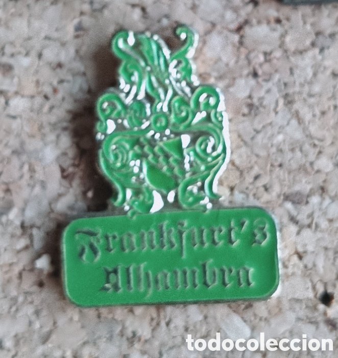 Pins de colecci&oacute;n: PIN FRANKFURT'S ALHAMBRA- FRANKFURT PEDRALBES BARCELONA