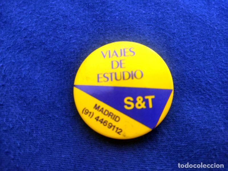 Pins de colecci&oacute;n: CHAPA AGUJA PEQUE&Ntilde;A VIAJES ESTUDIO MADRID S&T A&Ntilde;OS 80