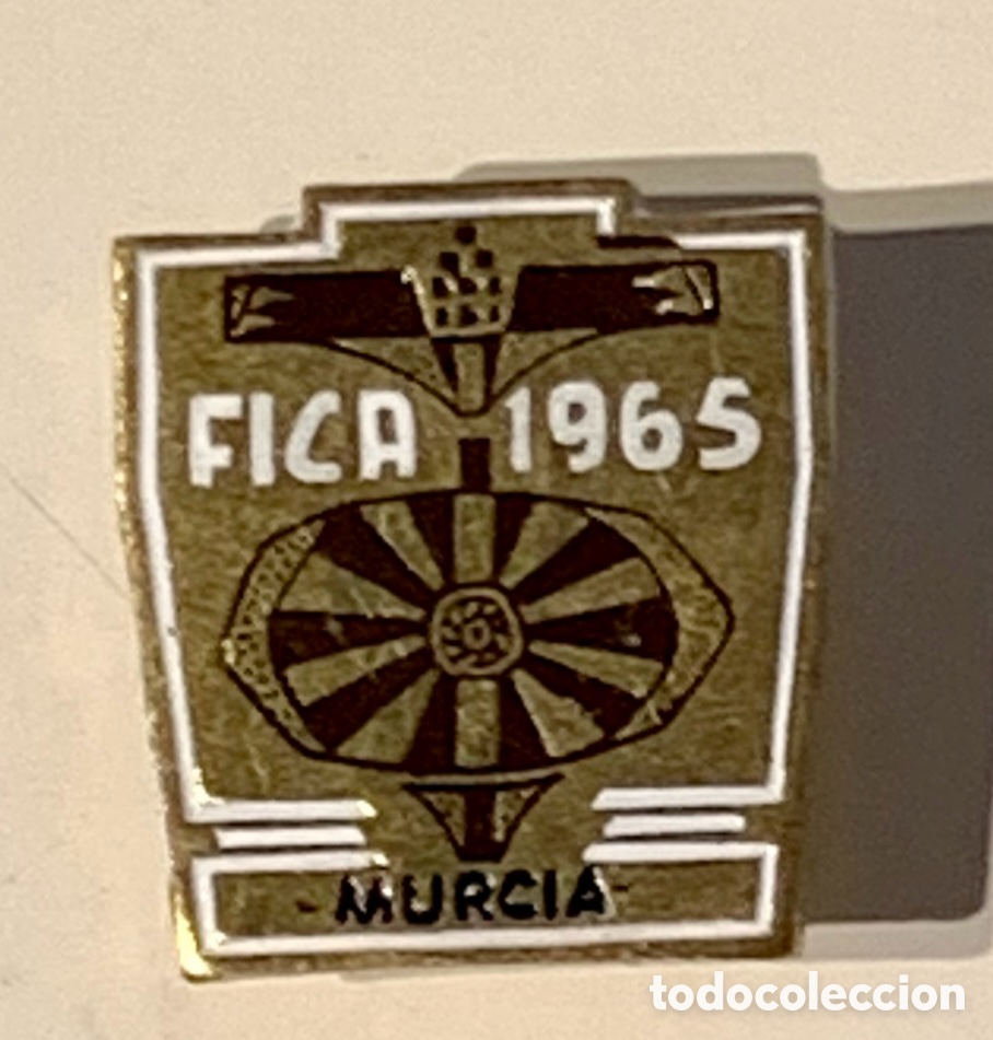 Pins de colecci&oacute;n: Pin de solapa. FICA. Feria de Muestras. Murcia. 1965.