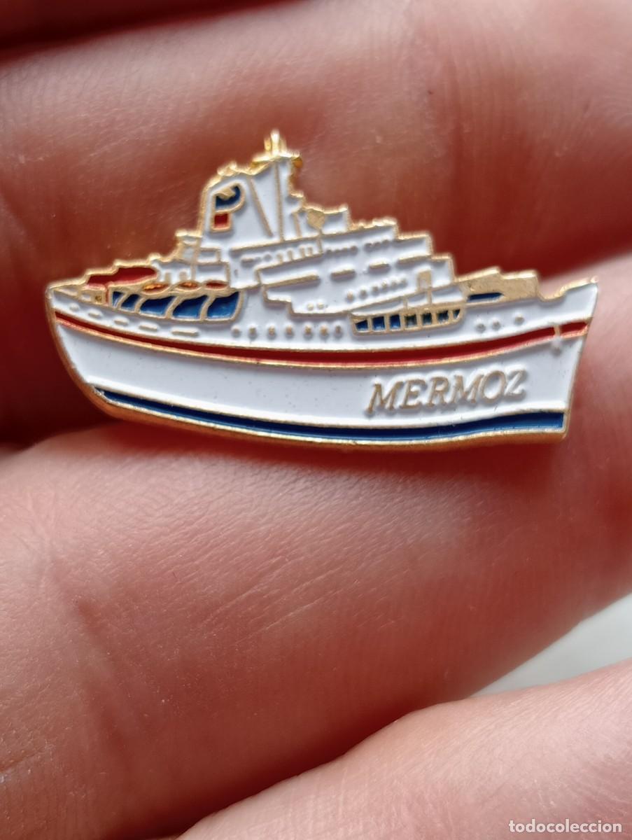 Pins de colecci&oacute;n: PINS MERMOZ TEMA BARCOS, MAR ,OCEANO, EMBARCACIONES, LANCHA PINES INSIGNIA
