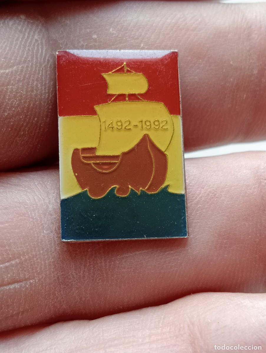 Pins de colecci&oacute;n: PINS GALE&Oacute;N CONQUISTA 1492 -1992 TEMA BARCOS, MAR ,OCEANO, EMBARCACIONES, LANCHA PINES INSIGNIA