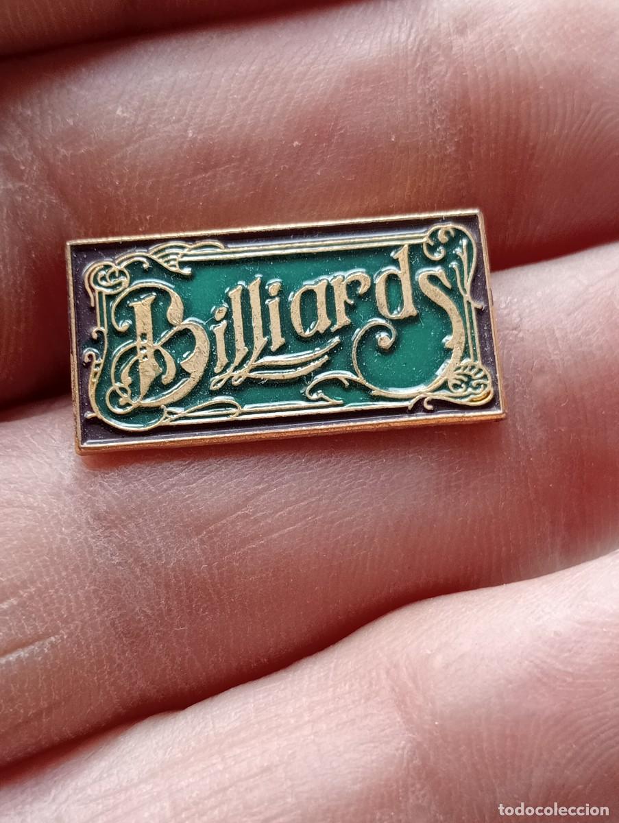 Pins de colecci&oacute;n: PINS BILLIARDS SALAS DE BILLAR CARTEL VINTAGE PINES INSIGNIA