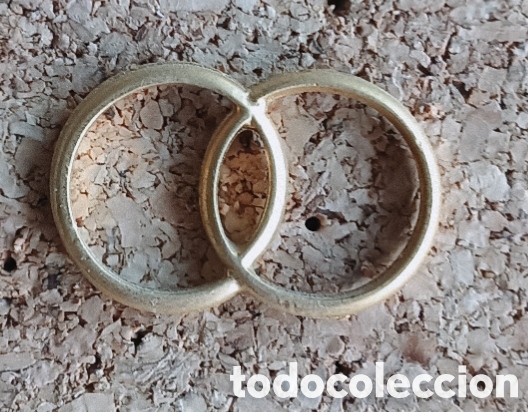 Pins de colecci&oacute;n: PIN ANILLOS DE BODA DORADOS