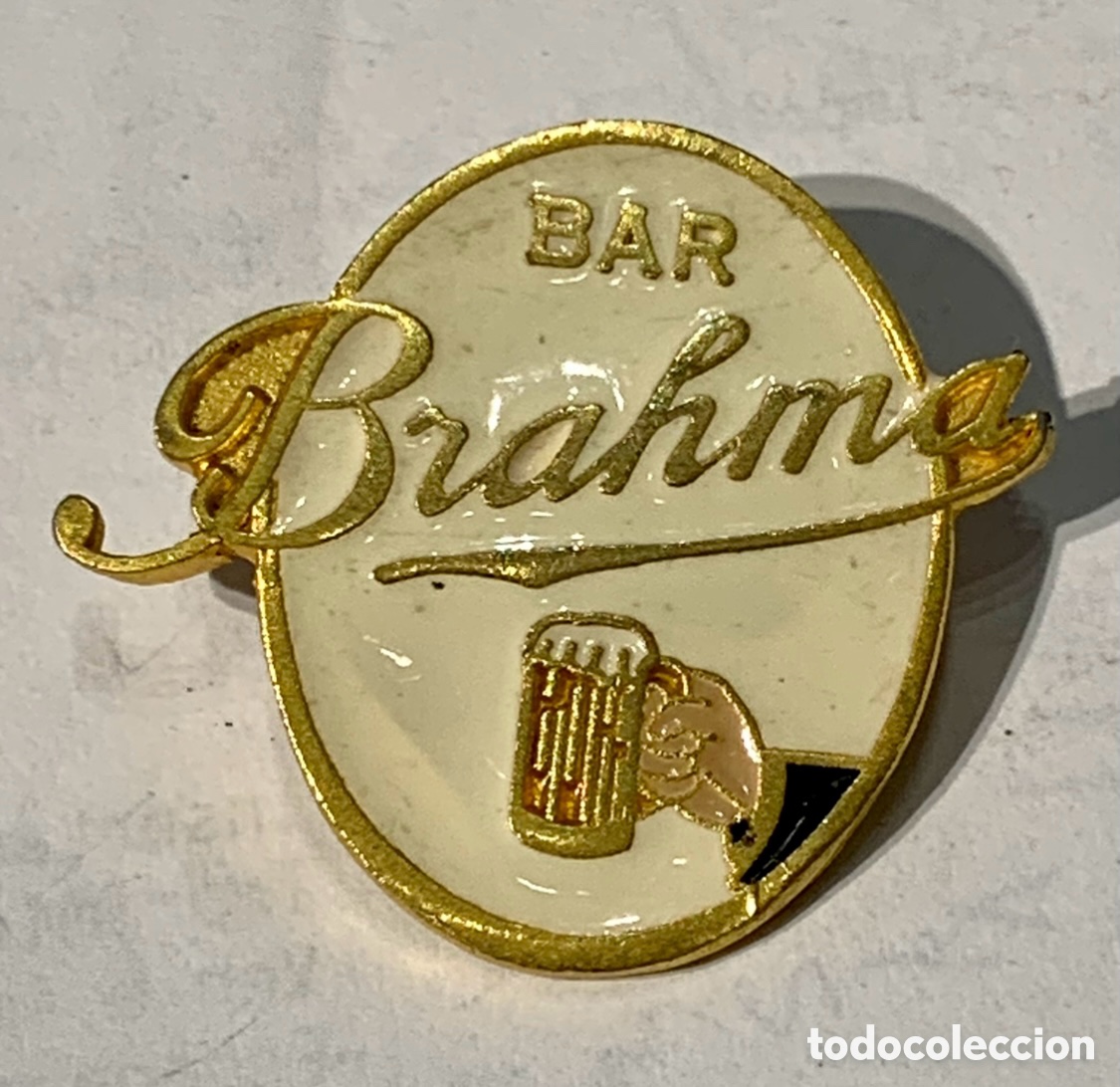 Pins de colecci&oacute;n: Pin. Bar BRAHMA. Sao Paulo. Brasil. A&ntilde;os 80.