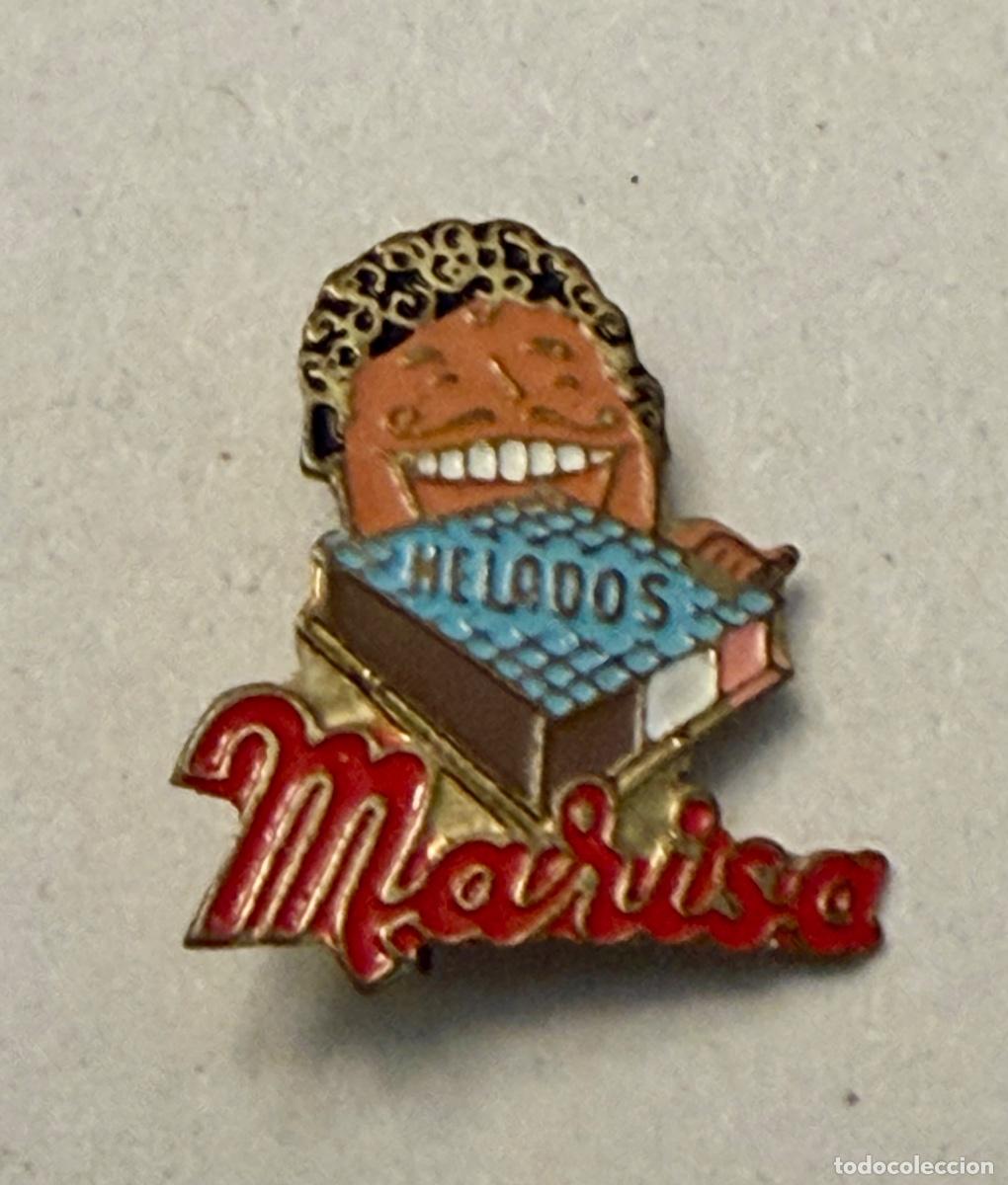 Pins de colecci&oacute;n: ANTIGUA INSIGNIA AGUJA PUBLICIDAD HELADOS MARISA