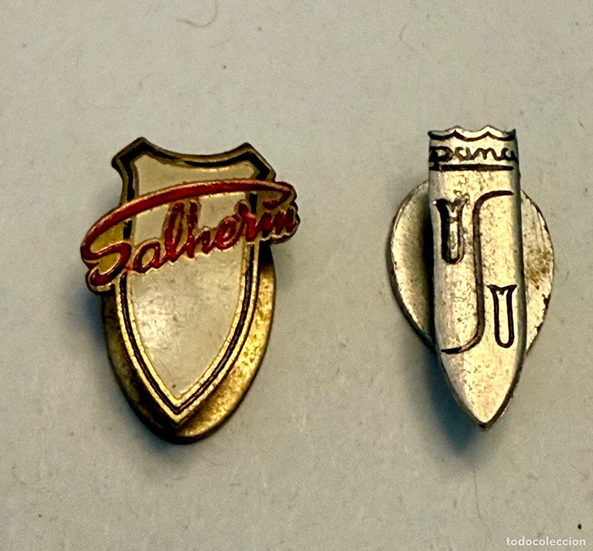 Pins de colecci&oacute;n: LOTE 2 INSIGNIA PUBLICIDAD A&Ntilde;OS 60/70