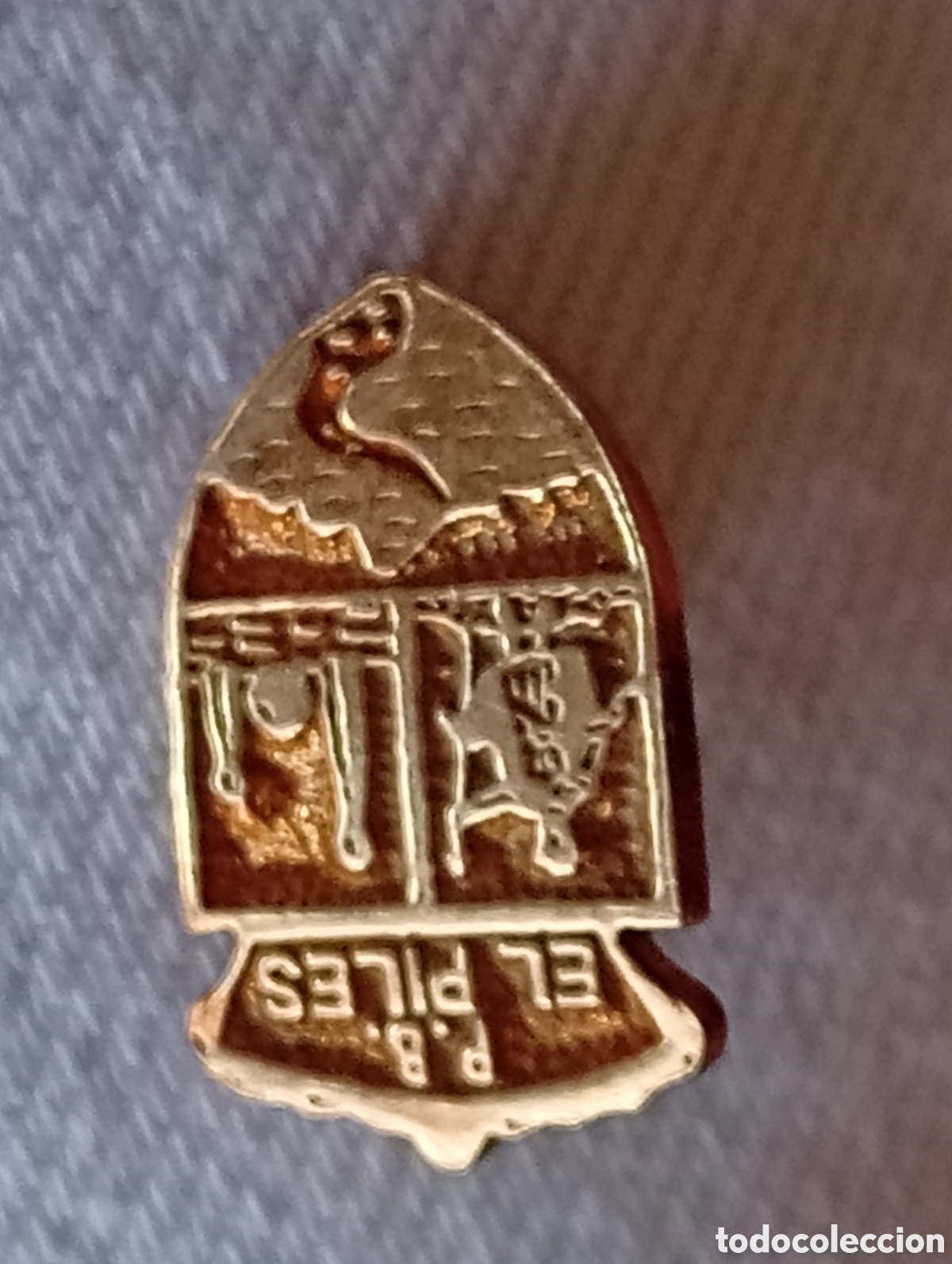 Pins de colecci&oacute;n: Pin el piles inscripci&oacute;n 925