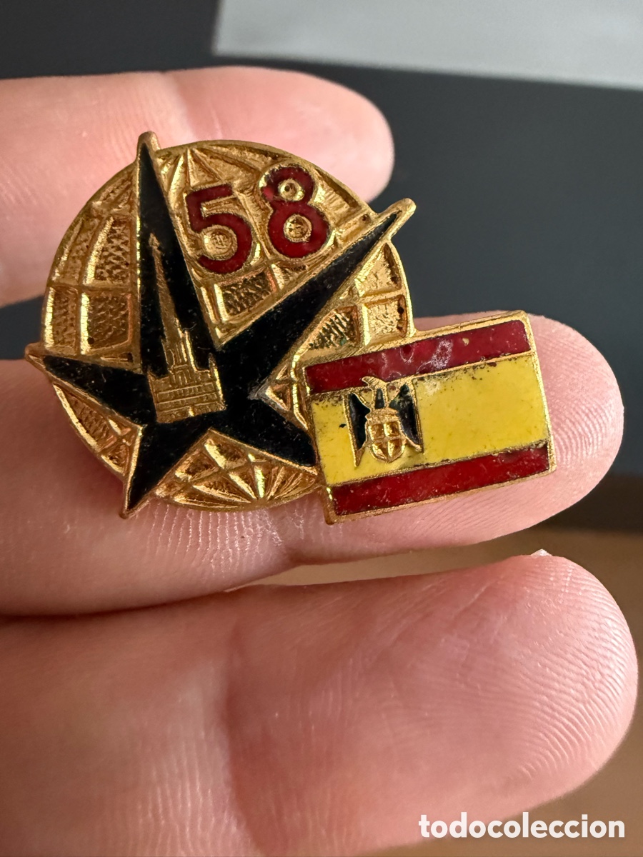 Pins de colecci&oacute;n: Rara. Insignia EXPO MUNDIAL. BRUSELAS 58. Pabell&oacute;n ESPA&Ntilde;A