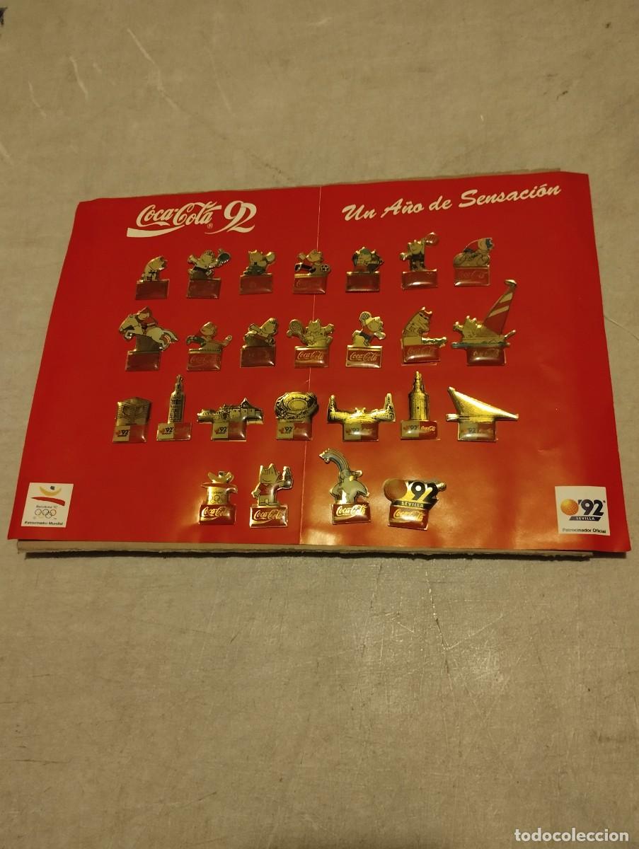 Pins de colecci&oacute;n: PINS COCA COLA 92 OLIMPIADAS Y EXPO COMPLETA 25 PINS