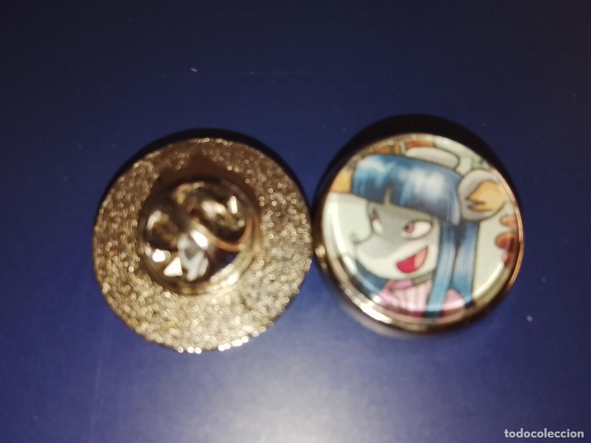 Pins de colecci&oacute;n: pin redondo metal - infantil dibujos animados c&oacute;mics Tea Stilton