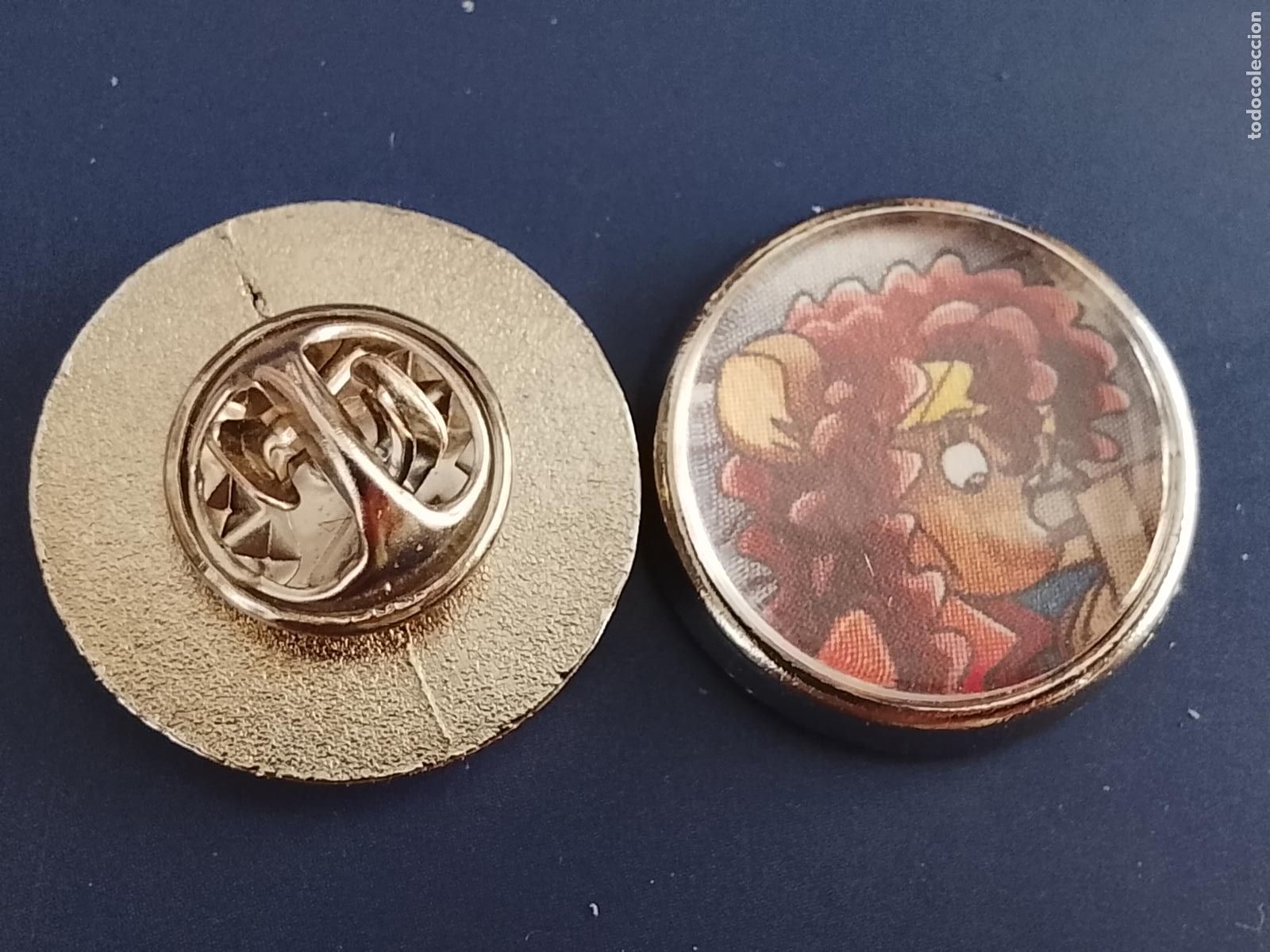 Pins de colecci&oacute;n: pin redondo metal - infantil dibujos animados c&oacute;mics Tea Stilton