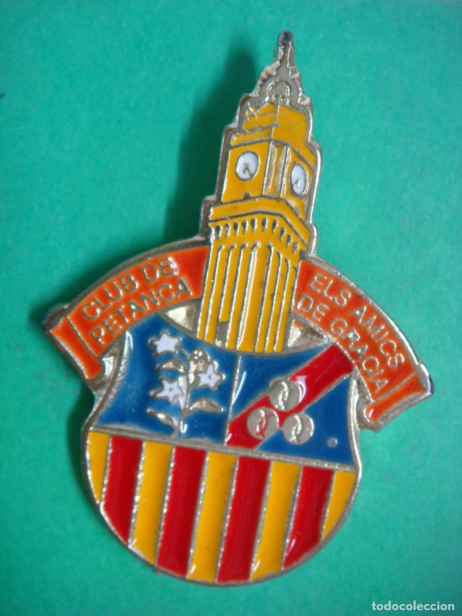 Pins de colecci&oacute;n: PINS DE CLUB PETANCA ELS AMICS DE GRACIA-CAJ-N&ordm;20