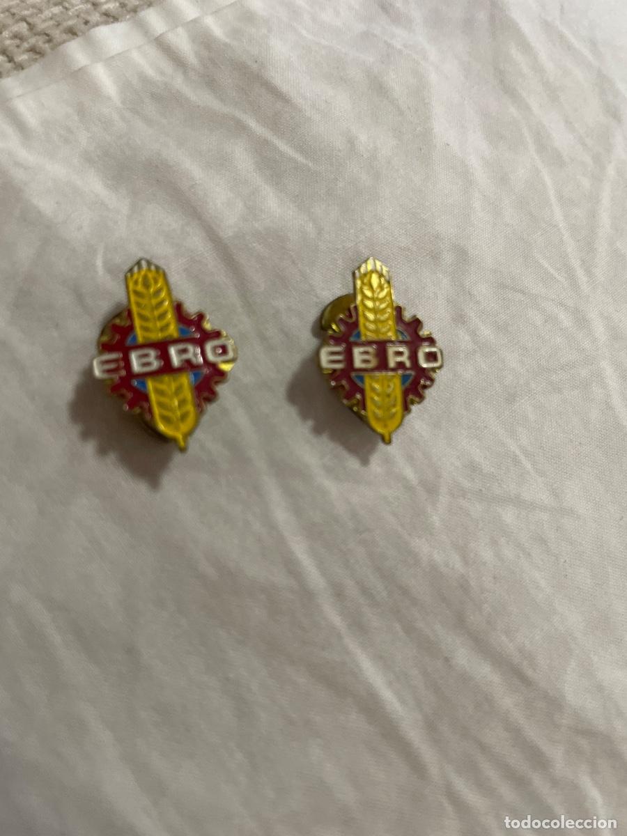 Pins de colecci&oacute;n: Insignias de solapa gemelos Ebro