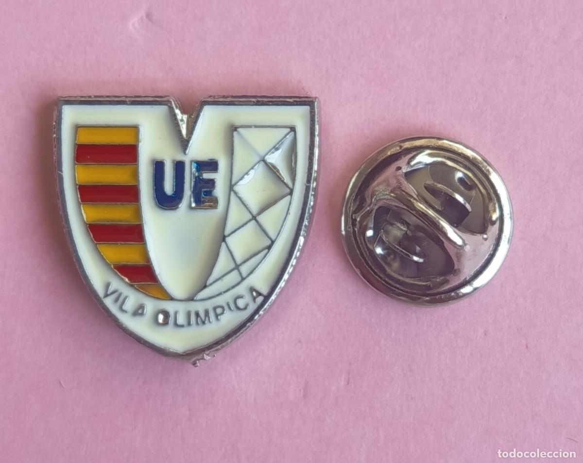 Pins de colecci&oacute;n: PIN FUTBOL - NO ESMALTE - U.E. VILLAOLIMPICA - BARCELONA - 130312