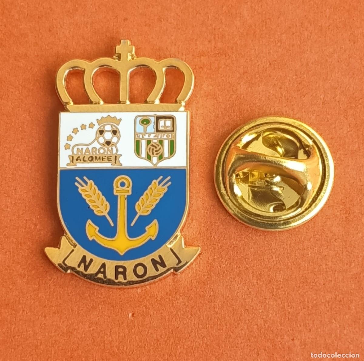 Pins de colecci&oacute;n: PIN FUTBOL - ESMALTE - NARON BALOMPIE PI&Ntilde;EIROS - NARON - CORU&Ntilde;A - 130410