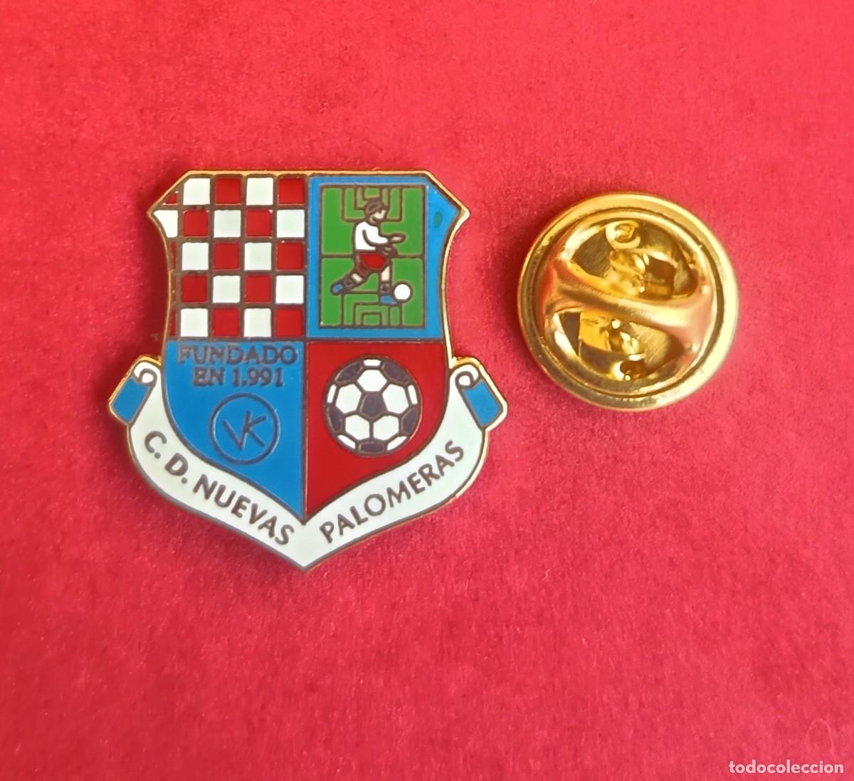 Pins de colecci&oacute;n: PIN FUTBOL - ESMALTE - C.D. NUEVAS PALOMERAS - MADRID - 130421