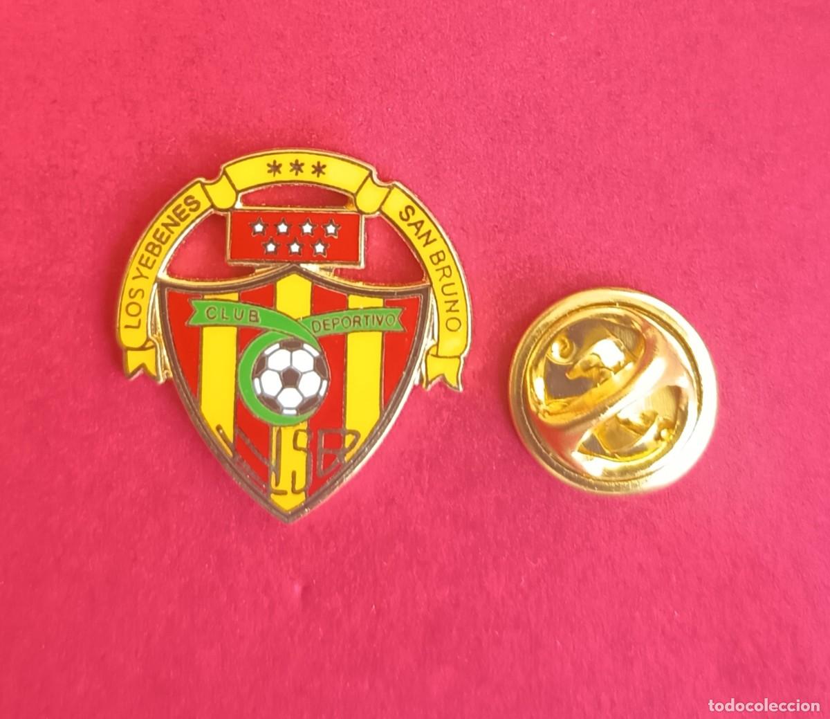 Pins de colecci&oacute;n: PIN FUTBOL - ESMALTE - C.D. LOS YEBENES - SAN BRUNO - MADRID - 130422