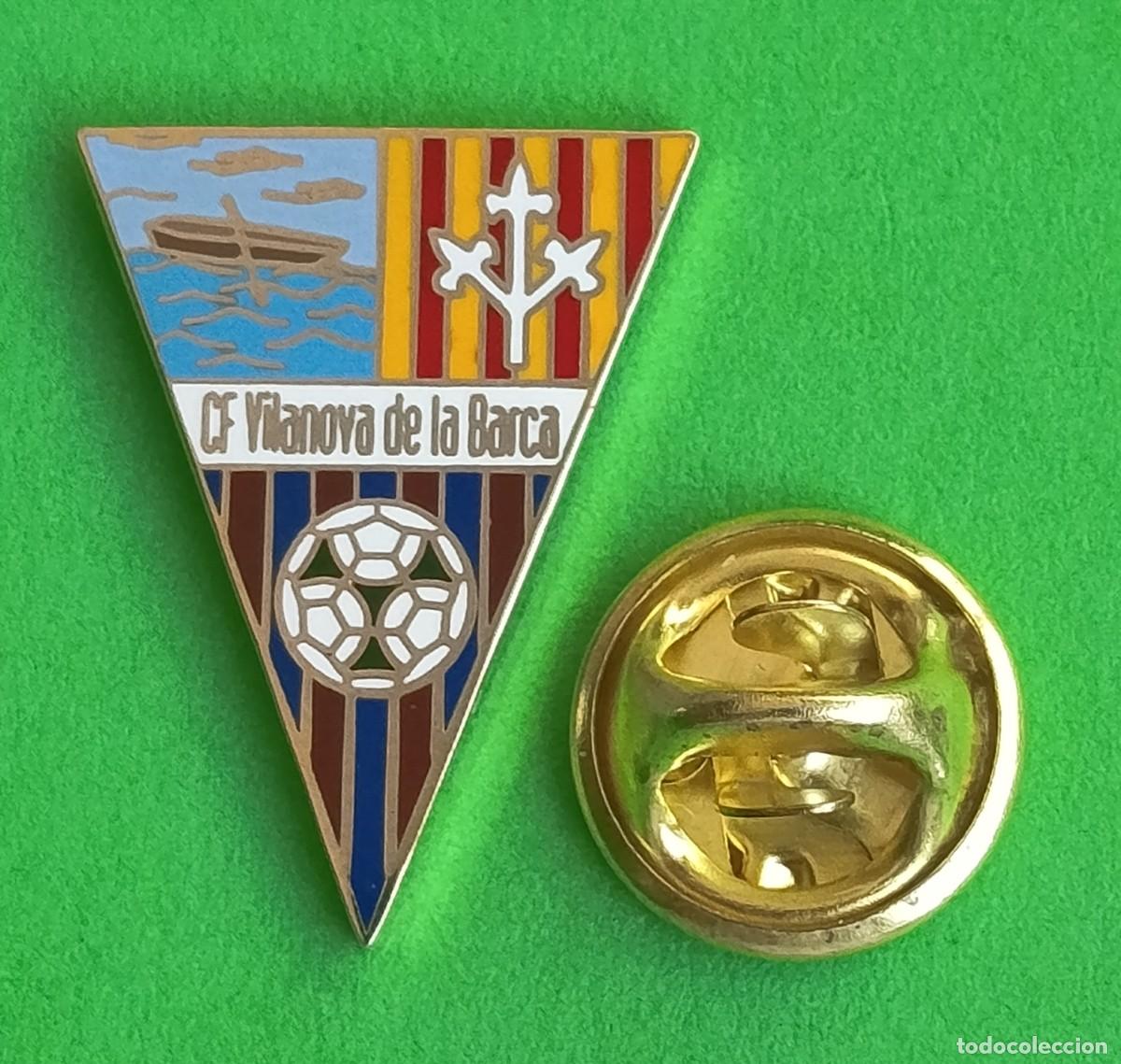 Sammlung von Pins: PIN FUTBOL - ESMALTE - VILANOVA DE LA BARCA C.F. - VILANOVA DE LA BARCA - LERIDA - 130426
