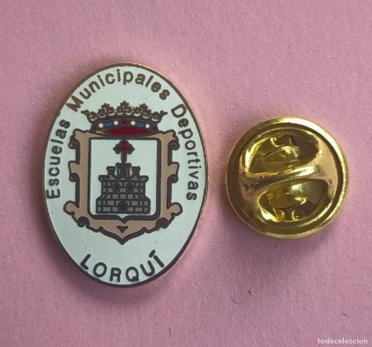 Pins de colecci&oacute;n: PIN FUTBOL - ESMALTE - ESCUELAS DEPORTIVAS MUNICIPALES LORQUI - LORQUI - MURCIA - 130432