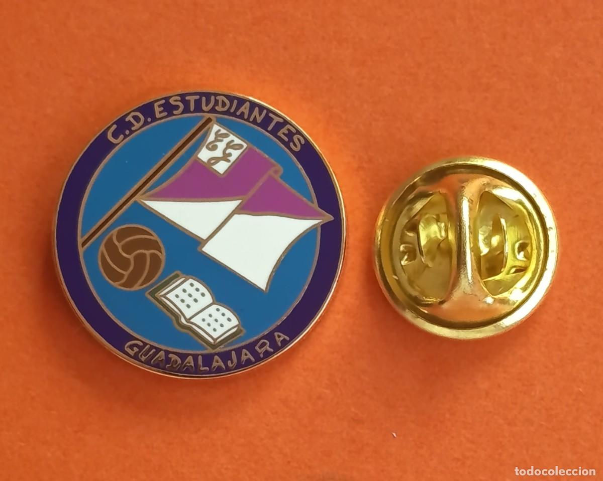Pins de colecci&oacute;n: PIN FUTBOL - ESMALTE - C.D. ELEMENTAL ESTUDIANTES DE GUADALAJARA - GUADALAJARA - 130437