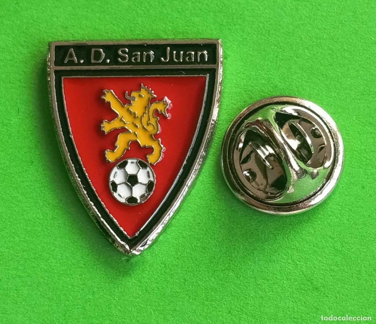 Pins de colecci&oacute;n: PIN FUTBOL - NO ESMALTE - A.D. SAN JUAN - ZARAGOZA - 130448