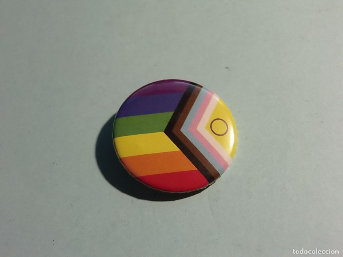 Pins de cole&ccedil;&atilde;o: CHAPA ALFILER BANDERA INTERSEX-INCLUSIVE PRIDE PROGRESS FLAG - ARGULLO ARCOIRIS.