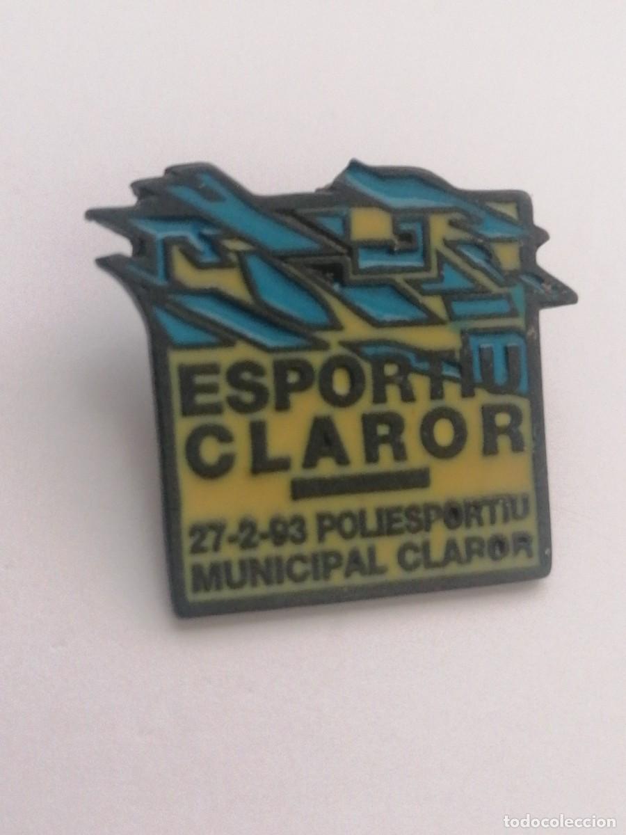 Pins de colecci&oacute;n: Pin Esportiu Claror inauguraci&oacute;n del poliesportiu municipal Claror