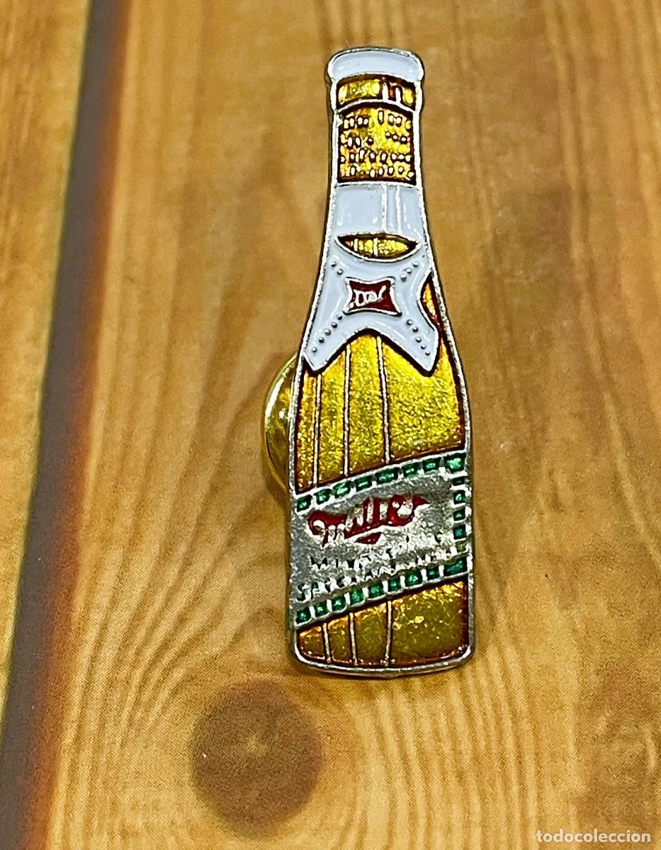 Pins de colecci&oacute;n: PIN DE BOTELLA DE CERVEZA ESTADOUNIDENSE - MILLER