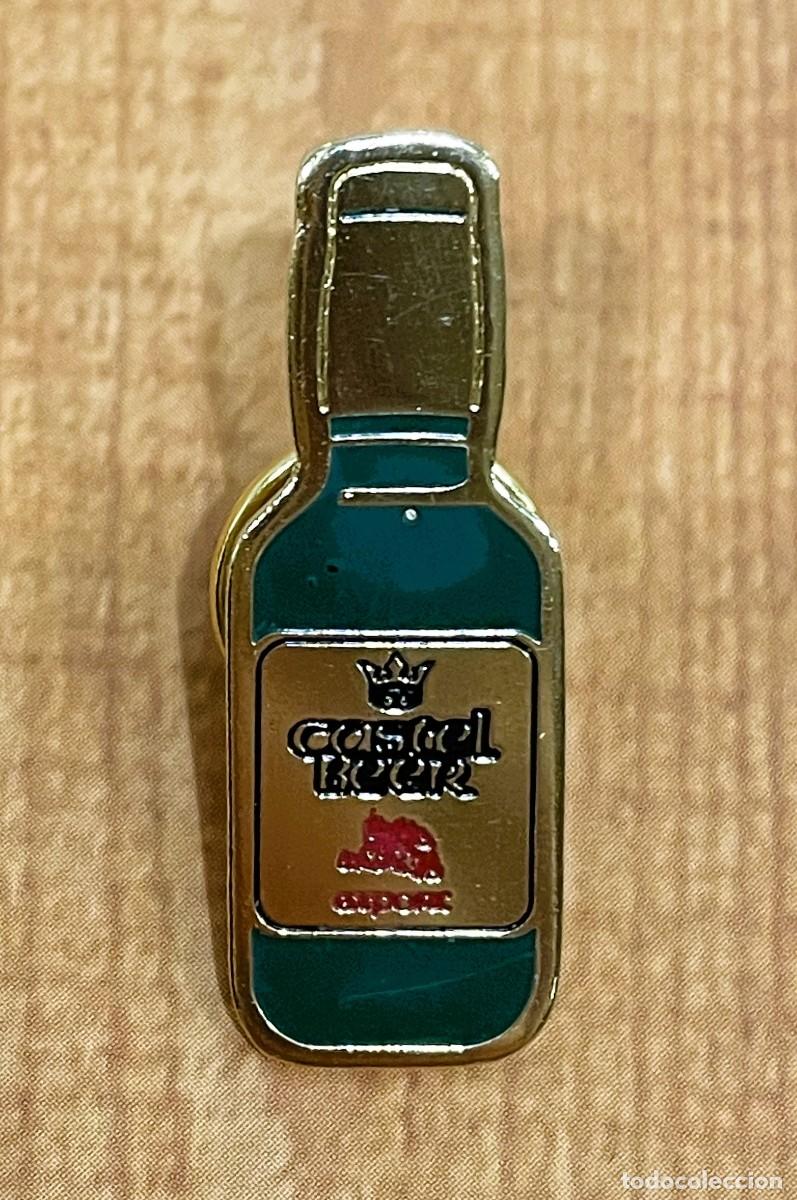 Pins de colecci&oacute;n: PIN DE BOTELLA DE CERVEZA BELGA - CASTEL BEER