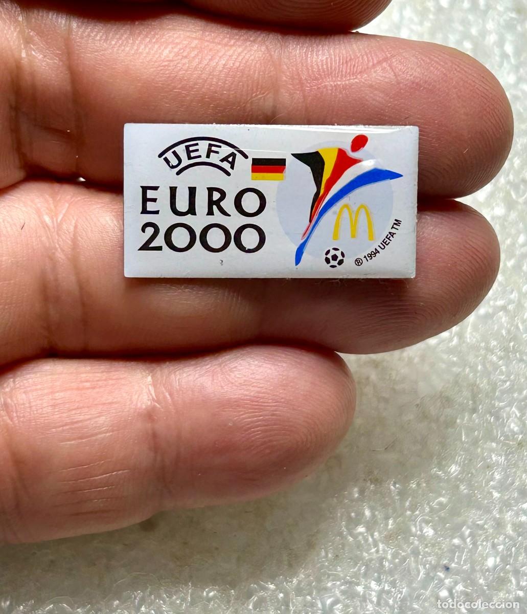 Pins de colecci&oacute;n: 4078.Pin promocional de McDonald's de la UEFA Euro 2000 emitido en Alemania