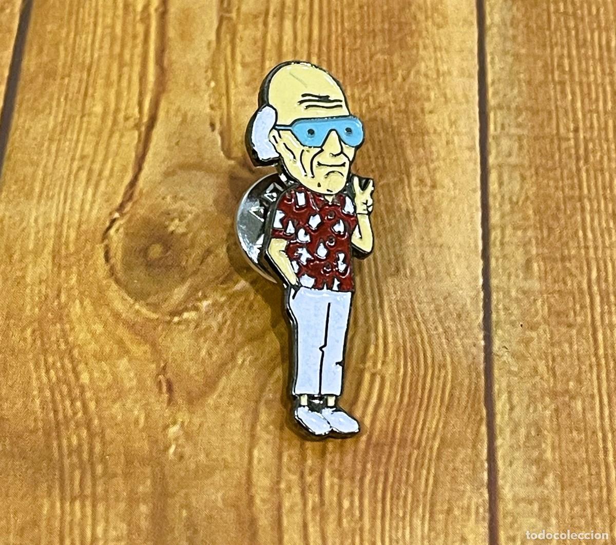 Pins de colecci&oacute;n: PIN DEL PERIODISTA ESTADOUNIDENSE CREADOR DEL PERIODISMO GONZO - HUNTER S. THOMPSON