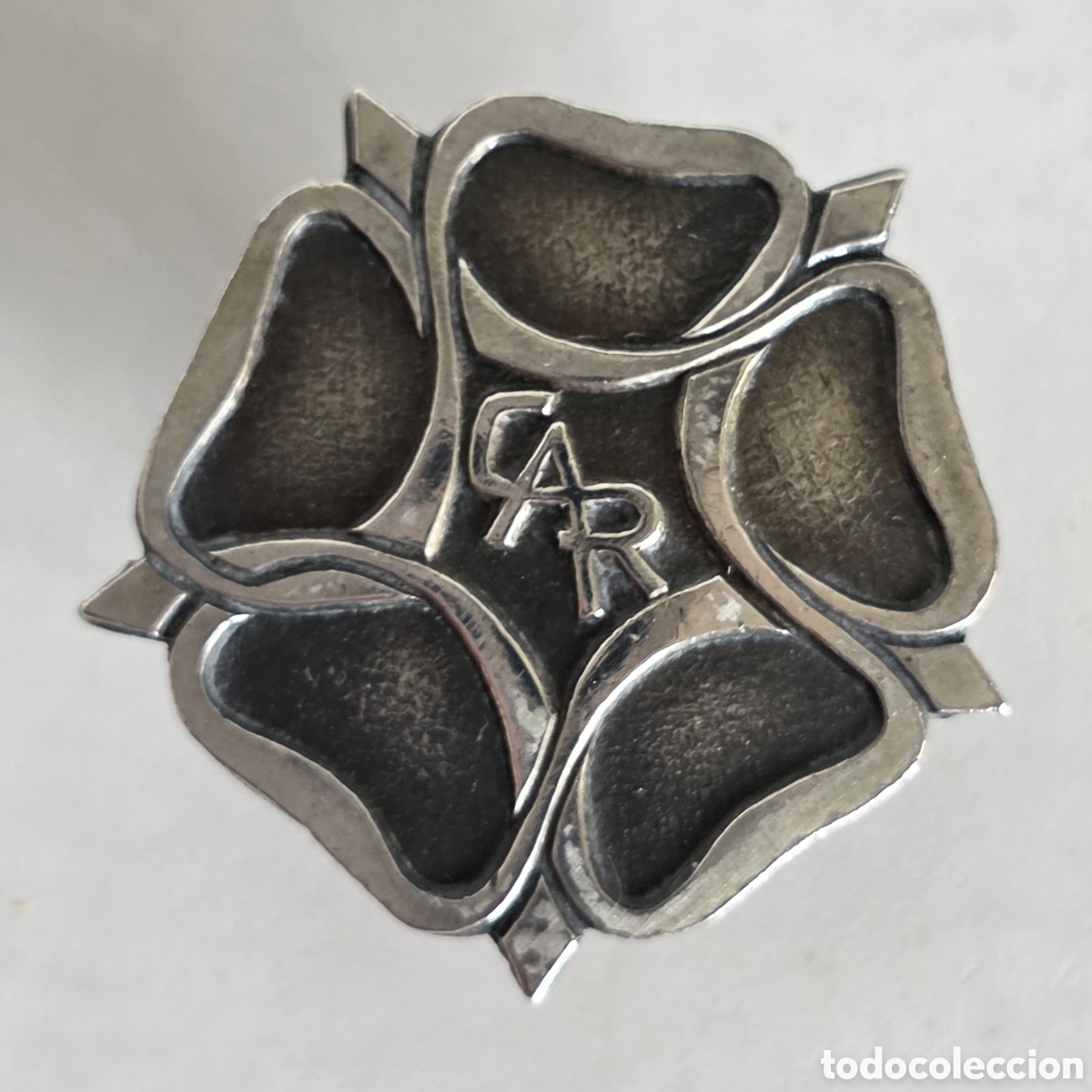 Pins de cole&ccedil;&atilde;o: Insignia de Plata Centre d' Amics de Reus CAR - con contrastes - Escudo Tarragona