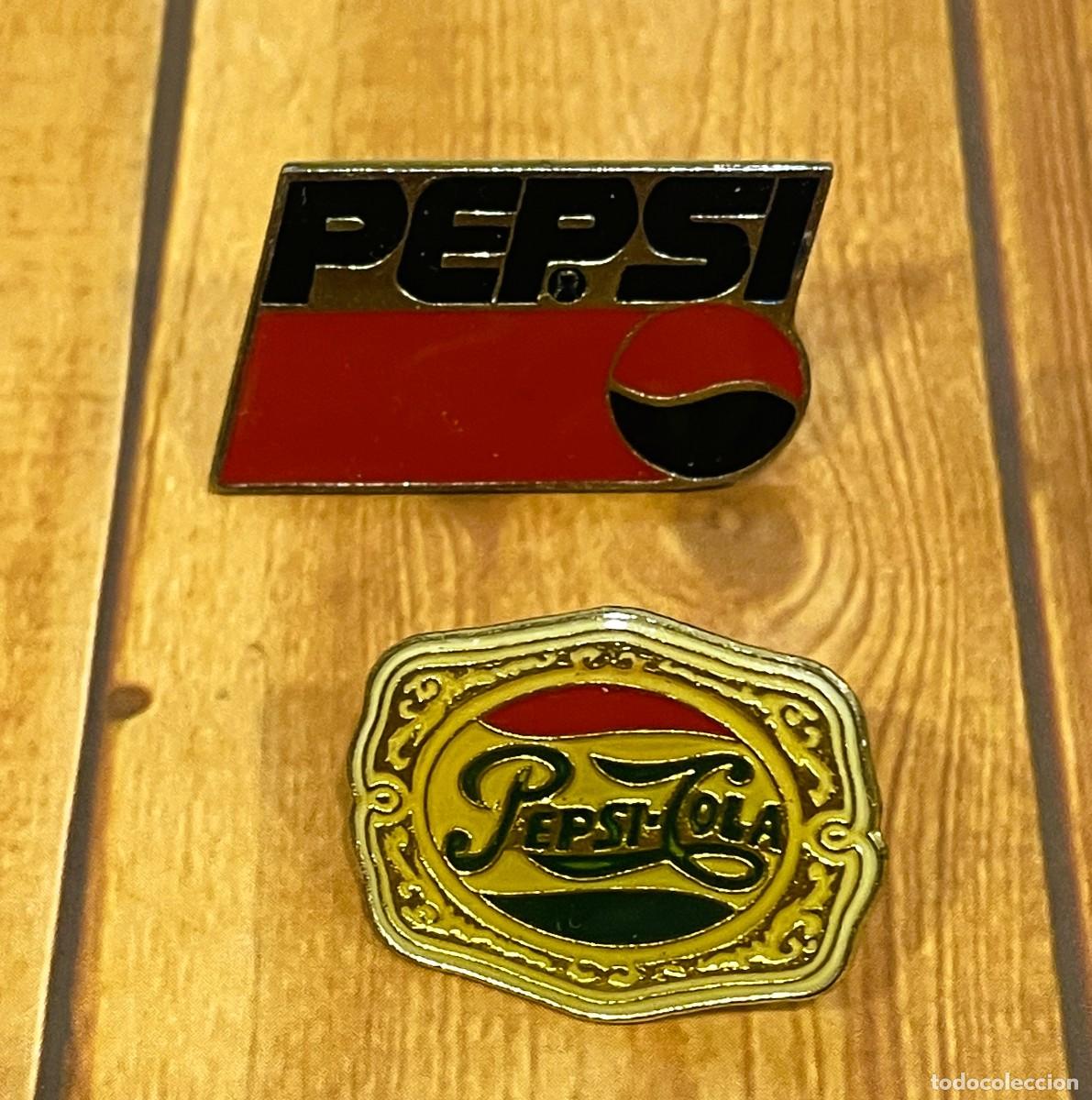 Pins de colecci&oacute;n: LOTE DE 2 PINS PUBLICITARIOS DE BEBIDA REFRESCANTE - PEPSI