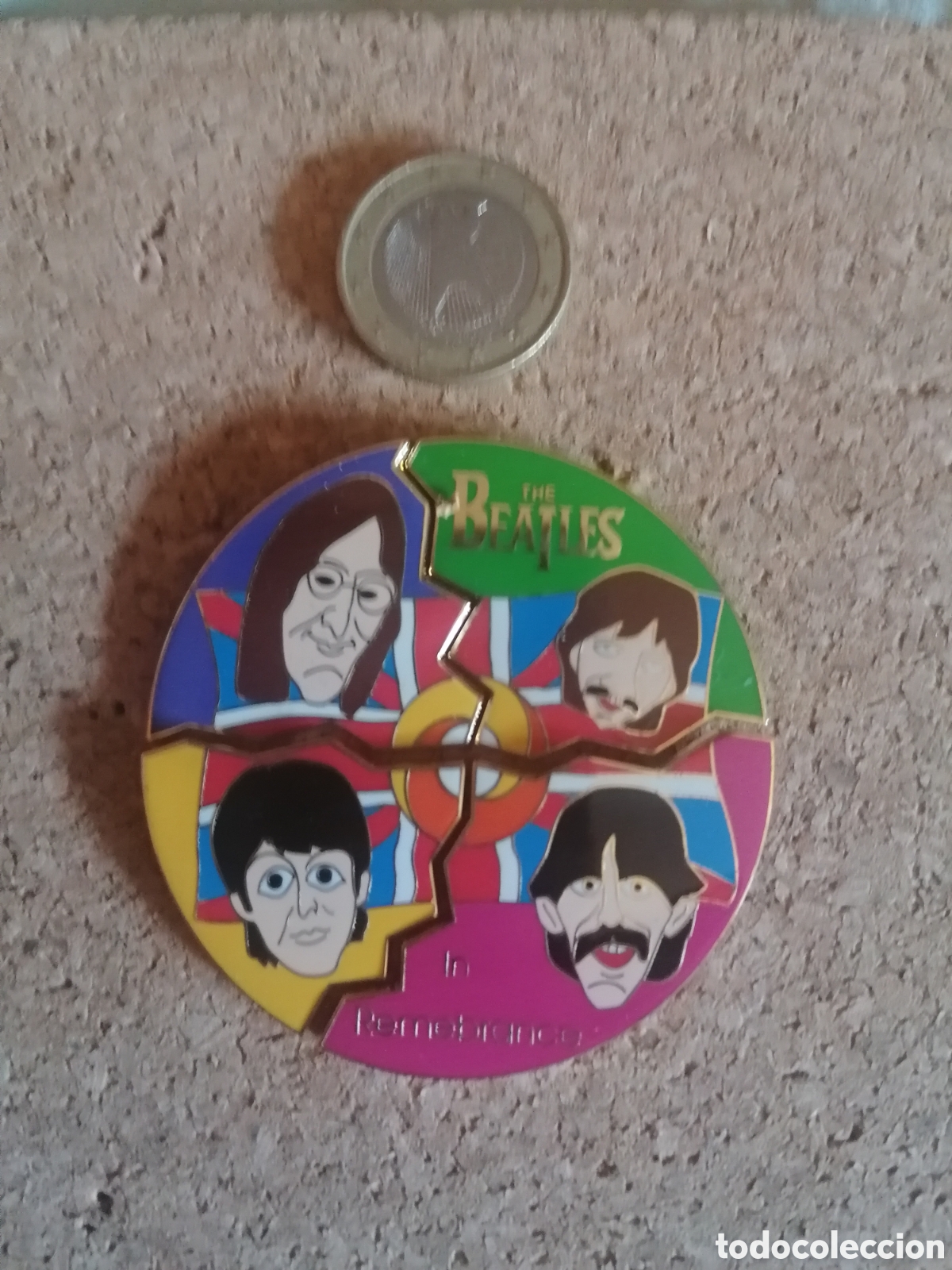 Pins de colecci&oacute;n: PIN PUZZLE COLECCIONABLE BEATLES - Foto 1