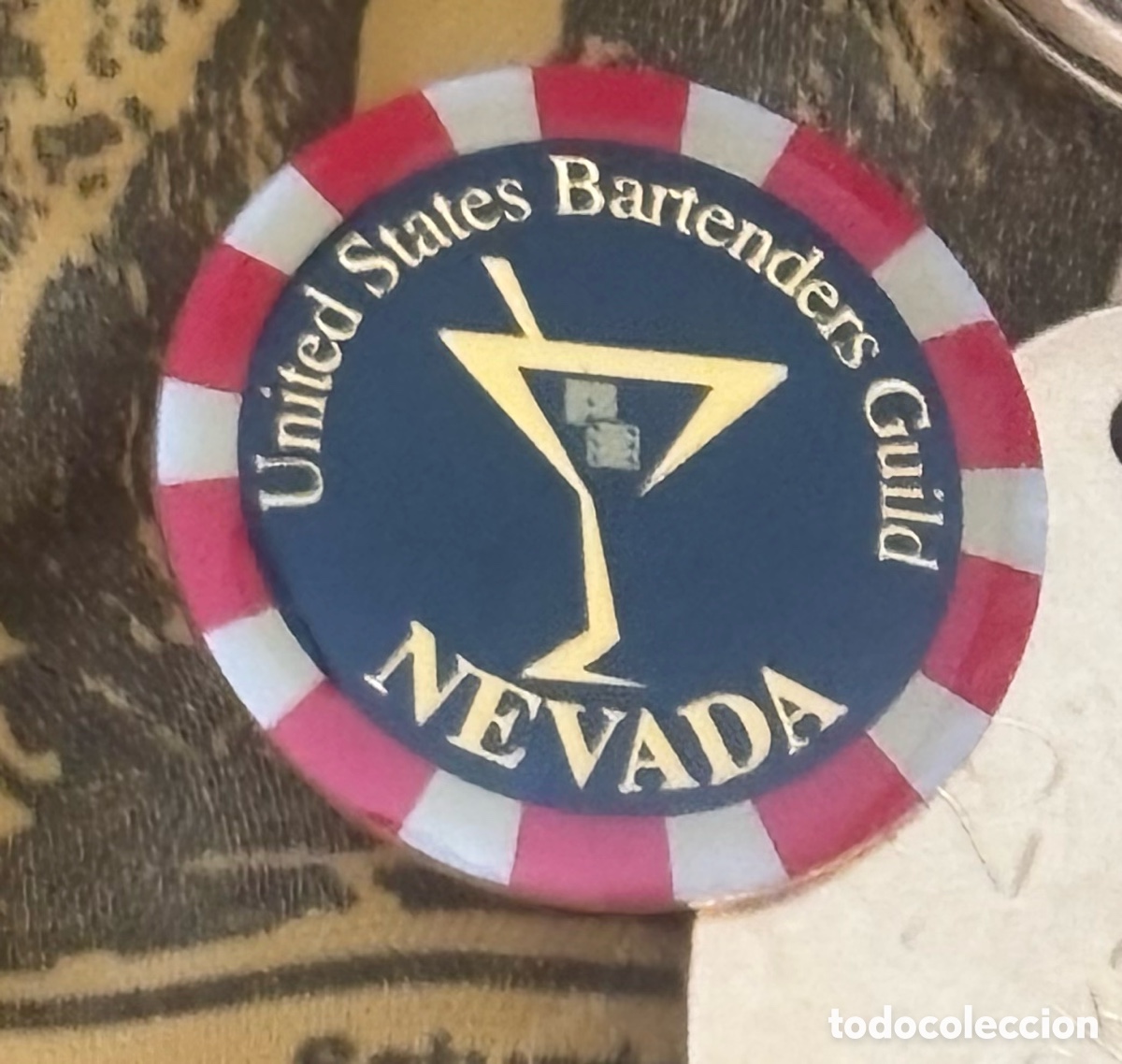 Pins de colecci&oacute;n: Pin Insignia United States Bartenders Guild Nevada Cocteler&iacute;a Bartender