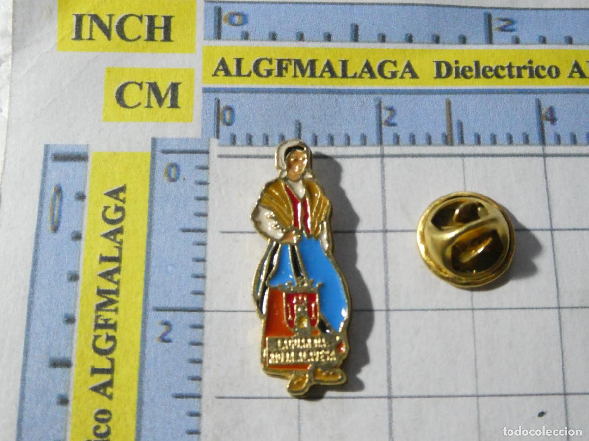 Pins de colecci&oacute;n: PIN DE TURISMO. TRAJES T&Iacute;PICOS REGIONALES MUJER. LAGUARDIA RIOJA ALAVESA