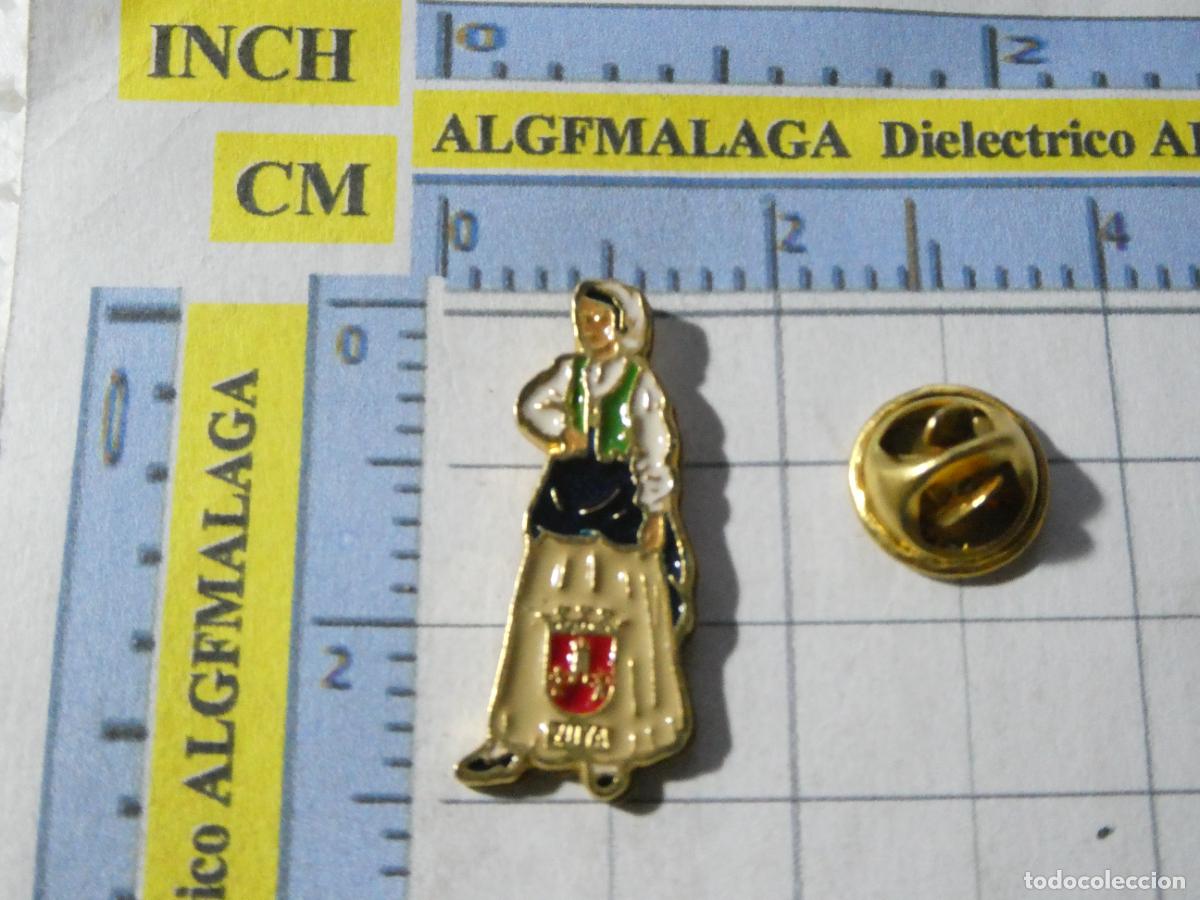 Pins de colecci&oacute;n: PIN DE TURISMO. TRAJES T&Iacute;PICOS REGIONALES MUJER. ZUYA &Aacute;LAVA PAIS VASCO