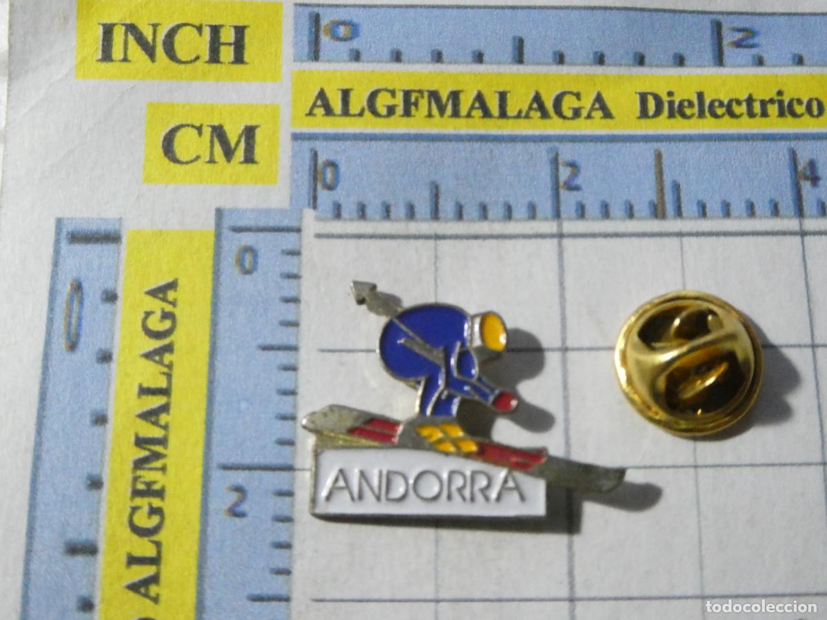Pins de colecci&oacute;n: PIN DE TURISMO. ANDORRA SKI ESQUIADOR ESQU&Iacute;