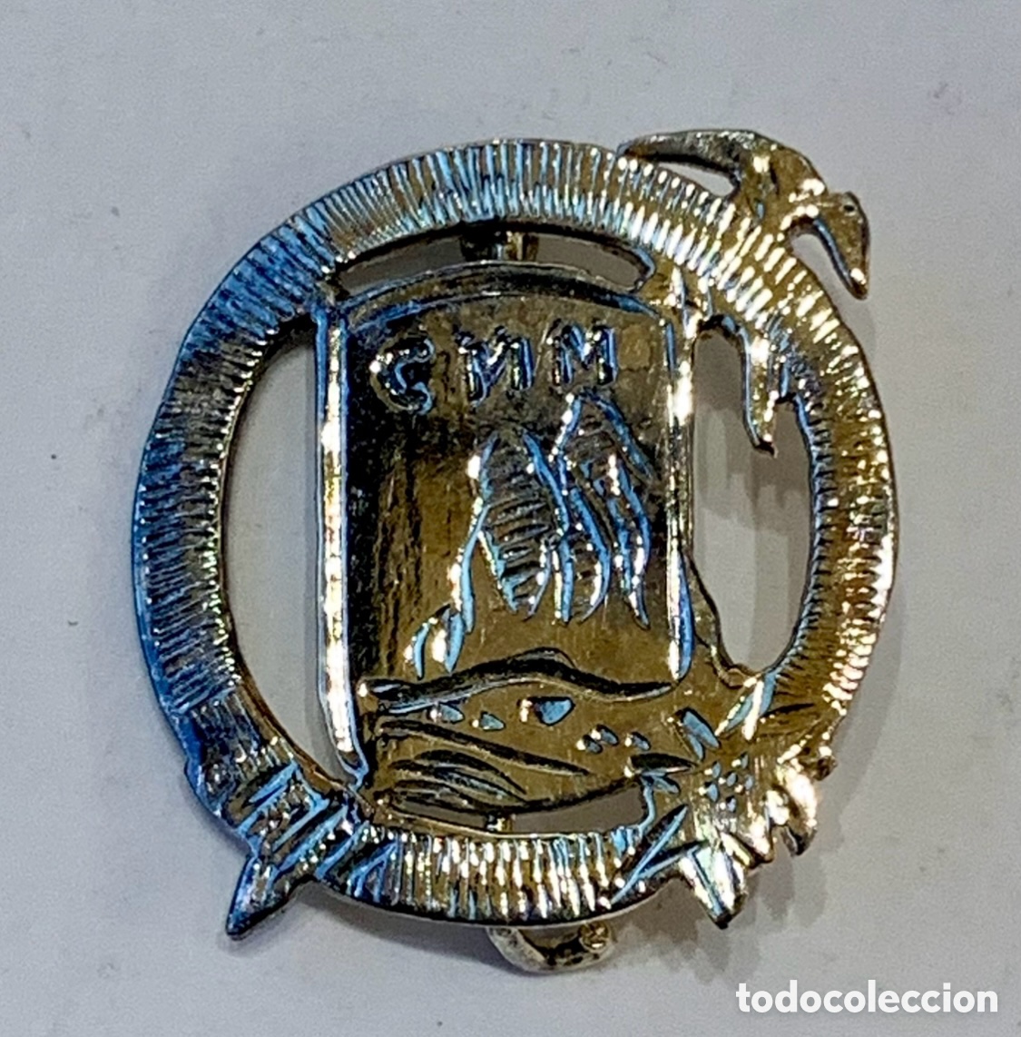 Pins de colecci&oacute;n: Pin / Broche. CMM. Club de Monta&ntilde;eros de Murcia. Ba&ntilde;o de plata. A&ntilde;os 60.