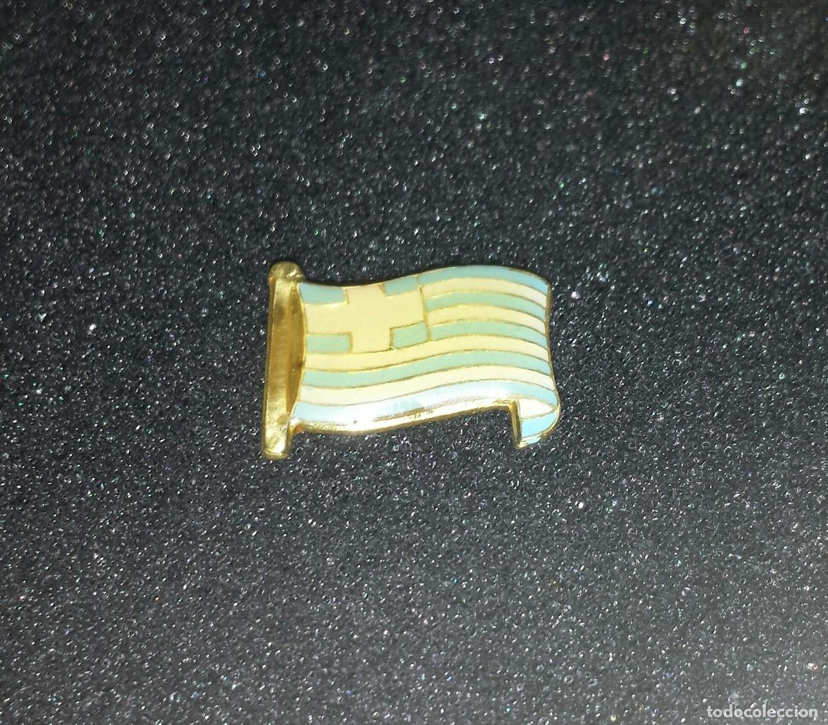 Pins de colecci&oacute;n: ANTIGUO PIN BANDERA GRECIA
