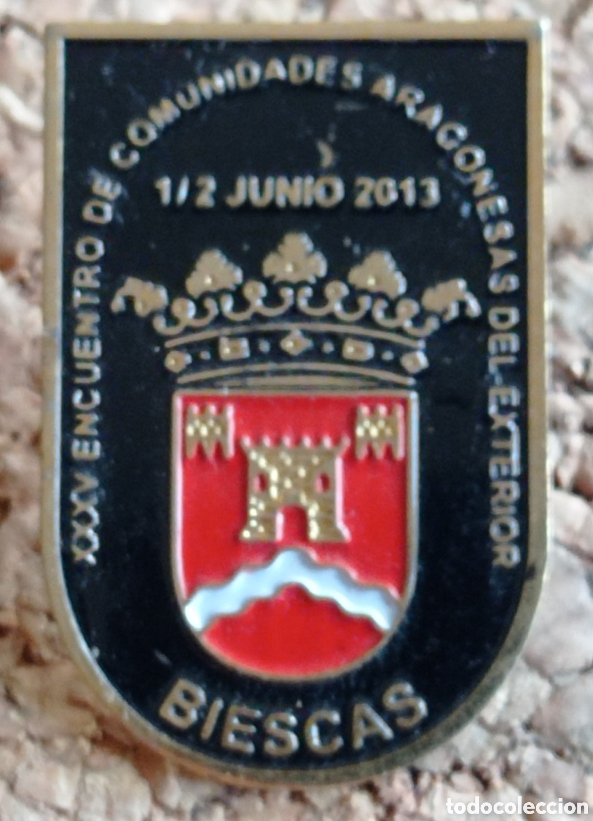 Pins de colecci&oacute;n: PIN COMUNIDADES ARAGONESAS BIESCAS 2013