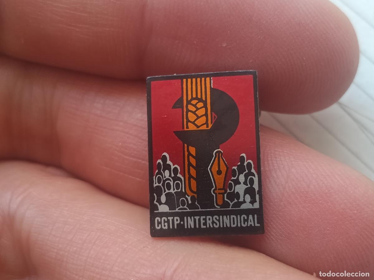 Pins de colecci&oacute;n: CGTP Intersindical. Insignia sindical, Portugal