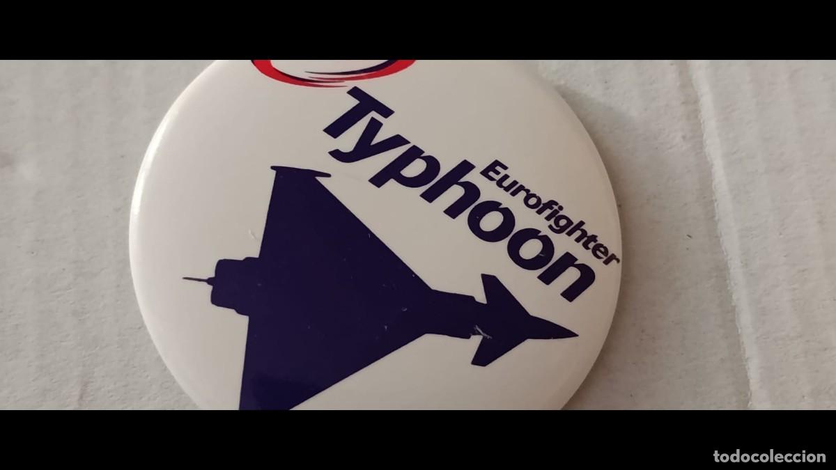 Pins de colecci&oacute;n: Eurofighter Typhoon Chapa Met&aacute;lica